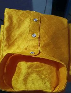 Vibrant Yellow Men's Kurta