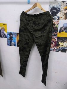 Camouflage Print Jogger Pants