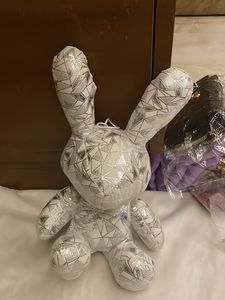 Sparkly Geometric Bunny Plush