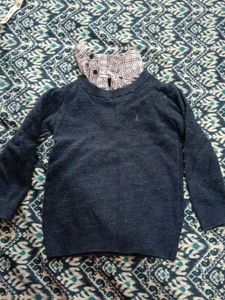 NEXT Shirt collar boys sweater