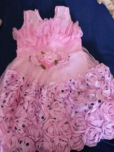 Cute Pink Floral Dress