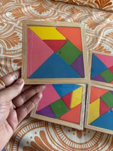Wooden Tangram Puzzle Set