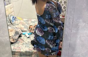 Chic Floral Print Dress