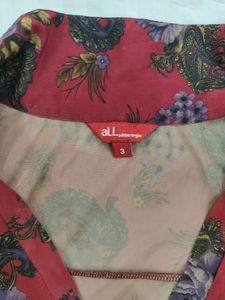 3XL Women Net Floral Top Brand All