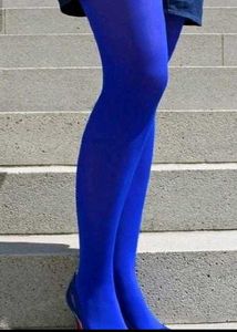 10 Pairs Purple Textured Tights