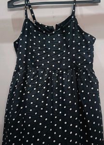 Black Polka Dot Summer Dress