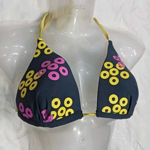 ⭐ Stylish Bikini Top with Fun Pattern