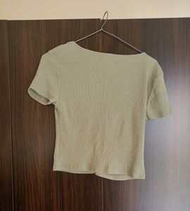 Cute Olive Green Top