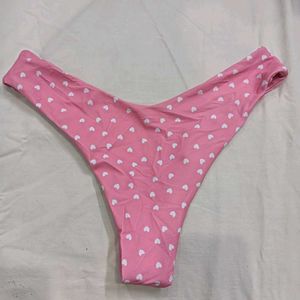 Cute❤️‍🔥 Pink Heart Thong Panty