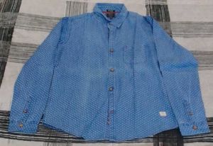 Blue Patterned Shirt
