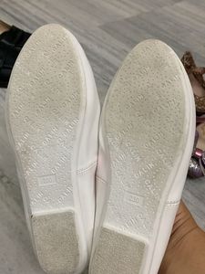 White Ballet Flats