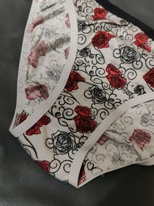 Women's Rose Print Panties