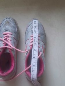 Pink &amp; Grey Running Shoes