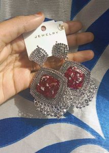 rose Patel resin jhumka
