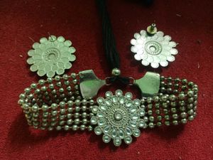 Stunning Kundan Necklace Set 3 peice and 1 gift