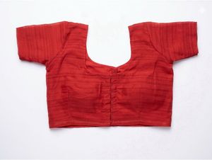 Elegant Red Blouse for Sarees