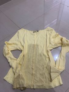 yellow cute top