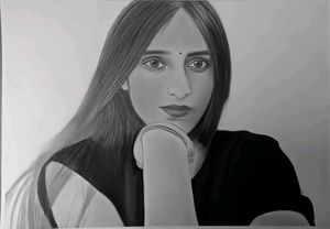 Girl Portrait Handmade Work