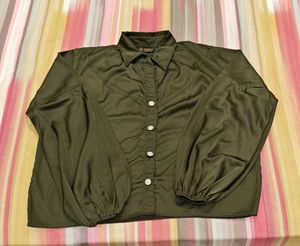 Olive Green Blouse