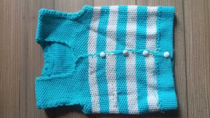 Striped Knit Sweater Vest