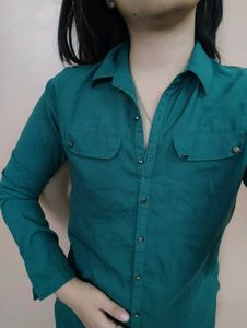 Madame Dark Green Shirt