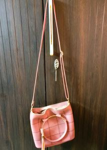Y2K Chic Pink Structured Shoulder Bag