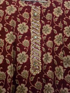 Maroon Suit for coming navratrss n pooja