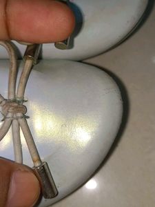 Bata White Ballet Flats with Bow