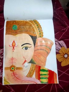 ganesh ji handmade painting 🎨🖌️