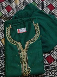 jaam cotton Green Dress Material