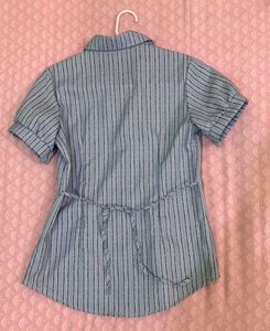 Embroidered Placket Blouse