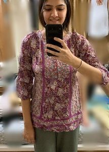 Bohemian Floral Print Kurta