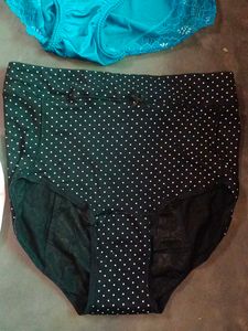 XL Vintage High Waist Style Panties Bundle Of 4