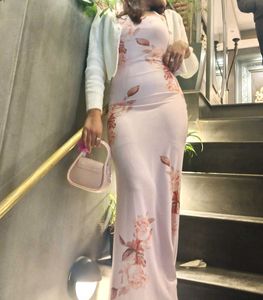 Floral Print Maxi Dress