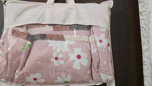 Pink Floral Bedsheet