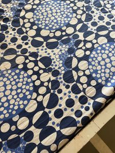 Blue &amp; White Polka Dot Bed Sheet Set