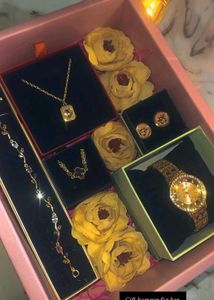 Elegant Gold-Tone Jewelry Set