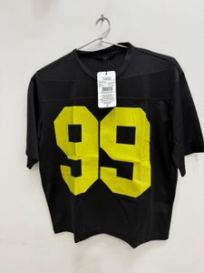 Shein Black "99" Graphic T-Shirt