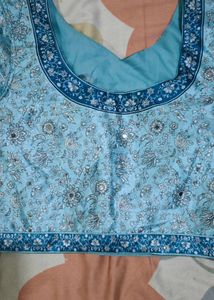 Stunning Teal Ombre Lehenga Choli