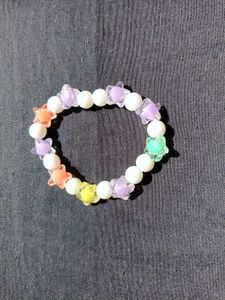 Aesthetic Star Beaded Bracelet | Cute Pastel Charm