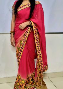 Tody Offer Embroidered Saree Party Heavy B