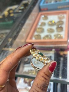 Elegant Gold-Tone Statement Ring
