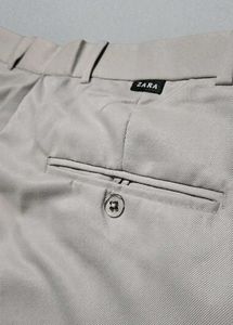 Light Grey Bootcut Trousers