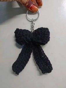 Crochet Bow Keyrings - 2