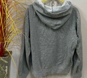 Vintage Fila Gray Full Zip Hoodie