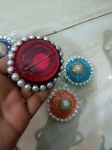 Handmade saree pin 5 pic