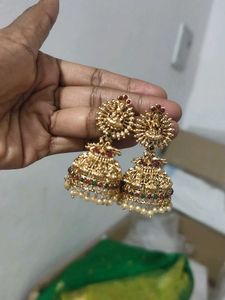 Matt finish heavy earrings