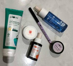 Plum Skincare Bundle - Sunscreen, Serums & More!