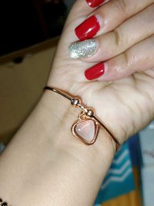 Rose Gold Heart Necklace & Earring Set 1
