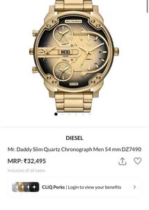 100% Original Diesel "Only The Brave" DZ7490 Watch